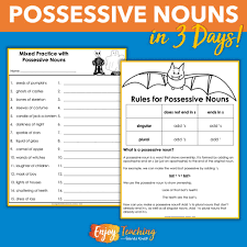 Review games like crazy taxi, pacman and soccer merged with trivia questions about a possessive noun shows that a person or animal owns or has something add an apostrophe and s s to a singular noun to make it a. Teaching Possessive Nouns In Three Days Is Easy