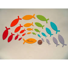 Anemonenfische, anglerfische, barsche, büschelbarsche, doktorfische. Regenbogen Fisch Konfetti Fur Deko Und Basteln Zur