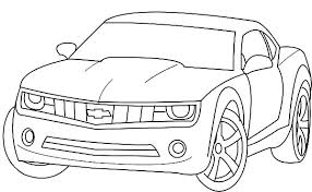 Chevrolet Camaro Bumblebee Car Coloring Pages Best Place To Color Cars Coloring Pages Chevrolet Camaro Bumblebee Chevrolet Camaro