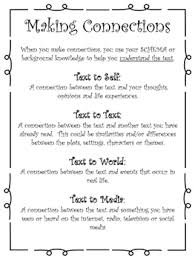 Learn about making connections with free interactive flashcards. Making Connections Printable And Worksheets By Kari Croucher Tpt