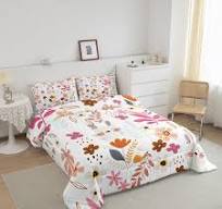 Amazon.com: Manfei Juego de edredón botánico tamaño matrimonial, juego de  ropa de cama de 3 piezas para niños y niñas, decoración de habitación de ...