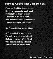 William shakespeare is one of the most famous poets of all time, having written hundreds of poems that have been enjoyed by people all over the world. Fame And Friendship H A Dobson