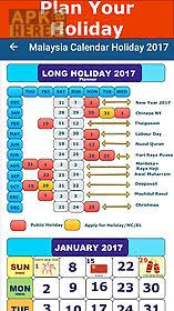 Select state (pilih negeri) if a public holiday falls on a weekly rest day (friday or sunday as applicable), the following day shall be a public holiday, and if such following day is also a public holiday, the. Malaysia Calendar Holiday 2017 For Android Free Download At Apk Here Store Apktidy Com