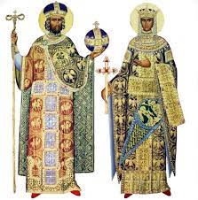 Traiti ca un rai, ca o legenda, ca o istorie! 19 Sf Constantin Si Elena Ideas In 2021 Orthodox Icons Iconography Byzantine Icons