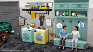 Small Spaces: Laundry Room CC Pack - The Sims 4 Build  Buy - CurseForge