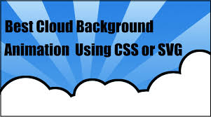 Online tool for creating native css3 keyframes animation. 15 Best Cloud Background Animations Using Css Or Svg Web Net