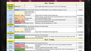 The easiest way to organize a content calendar is by using a separate tab for each month within google sheets or an excel spreadsheet. Social Media Marketing Plan Ppt Download