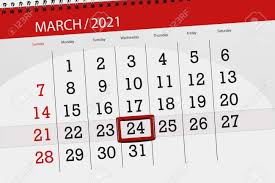 Have a happy and healthy valentine's day, whether you're single or in a relationship, with these ideas from prevention. Calendar Planner For The Month March 2021 Deadline Day 24 Wednesday Lizenzfreie Fotos Bilder Und Stock Fotografie Image 163413613