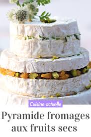 Pyramide De Fromages Aux Fruits Secs Et Au Muscat Recettes Recette Fromage Plat Noel Fruits Secs