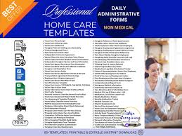 ULTIMATE Home Care Business Forms Bundle, Non-medical Agency ...