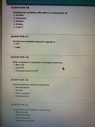 Maybe you would like to learn more about one of these? Question 41 Viruses Are O Facultative Anaerobes Chegg Com