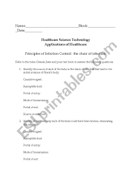 Sheet includes character analysis as well as questions that deal with different major systems in the body. English Worksheets Chain Of Infection Osmosis Jones Video