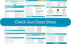 Python For Data Science Cheat Sheet Data Science Data Science Learning Python Cheat Sheet