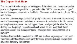 how to shop for a copper sink