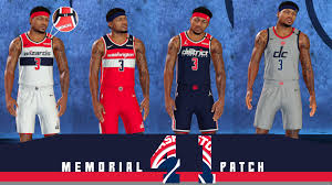 Check out some other nba jerseys halim has come up with here, like this awesome black panther x indiana. Nba Washington Wizards 41 Memorial Patch Jersey By Gaming 1tk True Kid For 2k21 Nba 2k Updates Roster Update Cyberface Etc