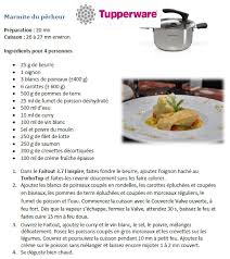 Recette Tupperware Marmite Du Pecheur Marmite Du Pecheur Recette Tupperware Recette De Plat