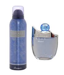 Cologne Rasasi Royale Blue For Man Gift Set Perfume Deodorant Dohe Llc