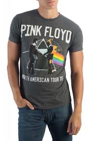 The Pink Floyd Big And Tall Tee In Charcoal