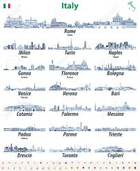 Maybe you would like to learn more about one of these? Italian Cities Skylines Icons In Blue Color Palette Vector Illustration Royalty Free Cliparts Vectors And Stock Illustration Image 122274866