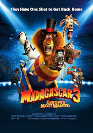 Madagascar 3 27x40 Movie Poster 2012 Madagascar Movie Kid Movies 2012 Movie