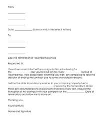 In legal context prejudice differs from the more common use of the word and thus has specific technical meanings. Volunteer Termination Letter Samples Templates
