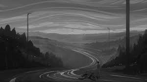 Check out this fantastic collection of 1920x1080 aesthetic wallpapers Sunset In A Valley Aesthetic Wallpaper 1920 X 1080 Black White Wallpapers