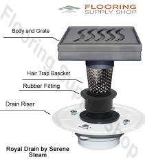 if you are remodeling shower why not try a square screw less shower drain by serene steam from flooring supply shop supe shower remodel shower drain drain