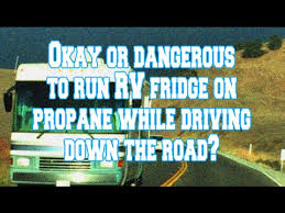 This will buy you some time and keep your stuff cold for several hours. Can I Use My Rv Fridge While Driving Camper Report
