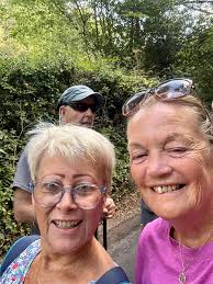 Five brave souls came to support our walk today thanks so much , we had no  rain and lovely 6 mile walk. Thanks for the photos Julie .