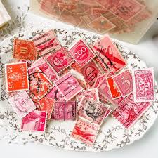 50 Vintage USED Stamps Stamps From Around the World Canceled Stamps Junk  Journal Supply Journaling Supplies Vintage Ephemera