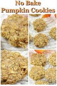 No Bake Pumpkin Cookies Video Baking Recipes Cookies Pumpkin Cookies Easy Pumpkin Oatmeal Cookies