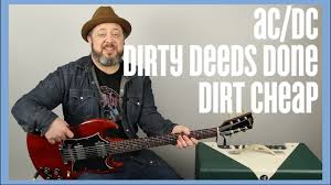 These are the 'dirty deeds'! Ac Dc Dirty Deeds Done Dirt Cheap Guitar Lesson Youtube