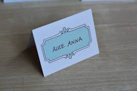 Great for any theme, choose your colors, write in your choice of font, and viola! 7 Free Wedding Place Card Templates