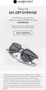 Pinned April 24th 20 Off Everything Online At Sunglasshut Via Promo Code Midspring20 Thecouponsapp Sunglass Hut Coupon Sunglass Hut Shopping Coupons