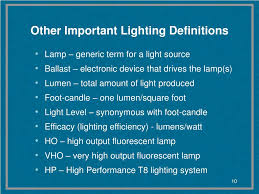 Shelter, earthwork, fortress, fort, light source, light, wall bracket, bracket. Ppt Lighting 101 And Beyond A Short Course On Commercial Industrial Lighting Powerpoint Presentation Id 1252354