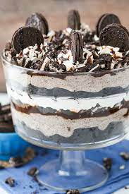 Oreo Cheesecake Brownie Trifle Chocolate Trifle Recipes Recipe Trifle Recipe Brownie Trifle Recipe Dessert Recipes