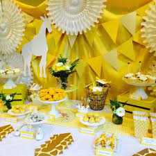 Giraffe Gender Neutral Baby Shower Party Ideas Photo 1 Of 20 Giraffe Baby Shower Theme Baby Shower Giraffe Boy Baby Shower Themes