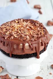 Triple Chocolate Layer No Bake Cheesecake Recipe Cheesecake Chocolate Cheesecake Recipes Delicious Cheesecake Recipes