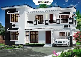 Contemporary design ideas with double floored complex home plans. Indian 1874 Sqft Modern Contemporary 4 Bhk Villa Home Architecture Design Indian Home Design House Design Photos House Architecture Design