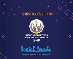 Resultado de imagen para juegos deportivos escolares nacionales 2018