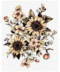 Part of a digital rose drawing tutorial i posted on my how to draw roses squidoo lens. Pin By Boujee Hoe On Tattoos In 2021 Sunflower Drawing Roses Drawing Sunflower Sketches