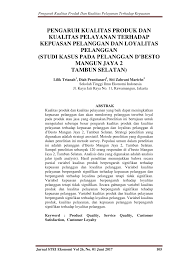 Kepuasan pelanggan adalah sejauh mana penerimaan terhadap kinerja produk memenuhi harapan pembeli. Pdf Pengaruh Kualitas Produk Dan Kualitas Pelayanan Terhadap Kepuasan Pelanggan Dan Loyalitas Pelanggan