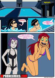 Teen titans sex comic