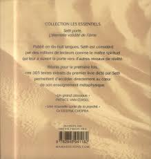 Aucun chapitre ne parle de seth. Seth Parle L Essentiel En 365 Pensees Jane Roberts Mamaeditions Grand Format Librairie Gallimard Paris