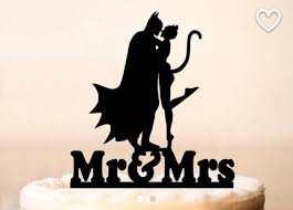 Batman And Catwoman Wedding Cake Topper From P2topper On Etsy Batman Wedding Batman And Catwoman Batman Wedding Cake Topper