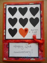 Personalize, print or send online as ecard. 2nd Anniversary Card Atelier Ilyere
