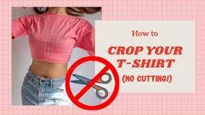 Not only do they tend to range on the pricier side, they also. How To Crop A T Shirt Without Cutting Herunterladen