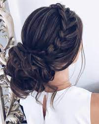 34 Gorgeous Trendy Wedding Hairstyles For Long Hair Weddinginclude Quince Hairstyles Hair Styles Braids For Long Hair