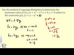 Next, select cell c1, click on the lower right corner of cell c1 and drag it down to cell c6. Lagrange Multipliers Part 1 Vector Calculus Vector Calculus Lagrange Multiplier Calculus