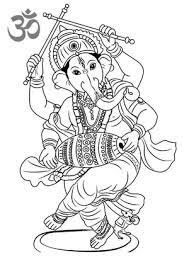 Here's a detailed coloring page of the majestic lord ganesha. Ganesha Coloring Sheets